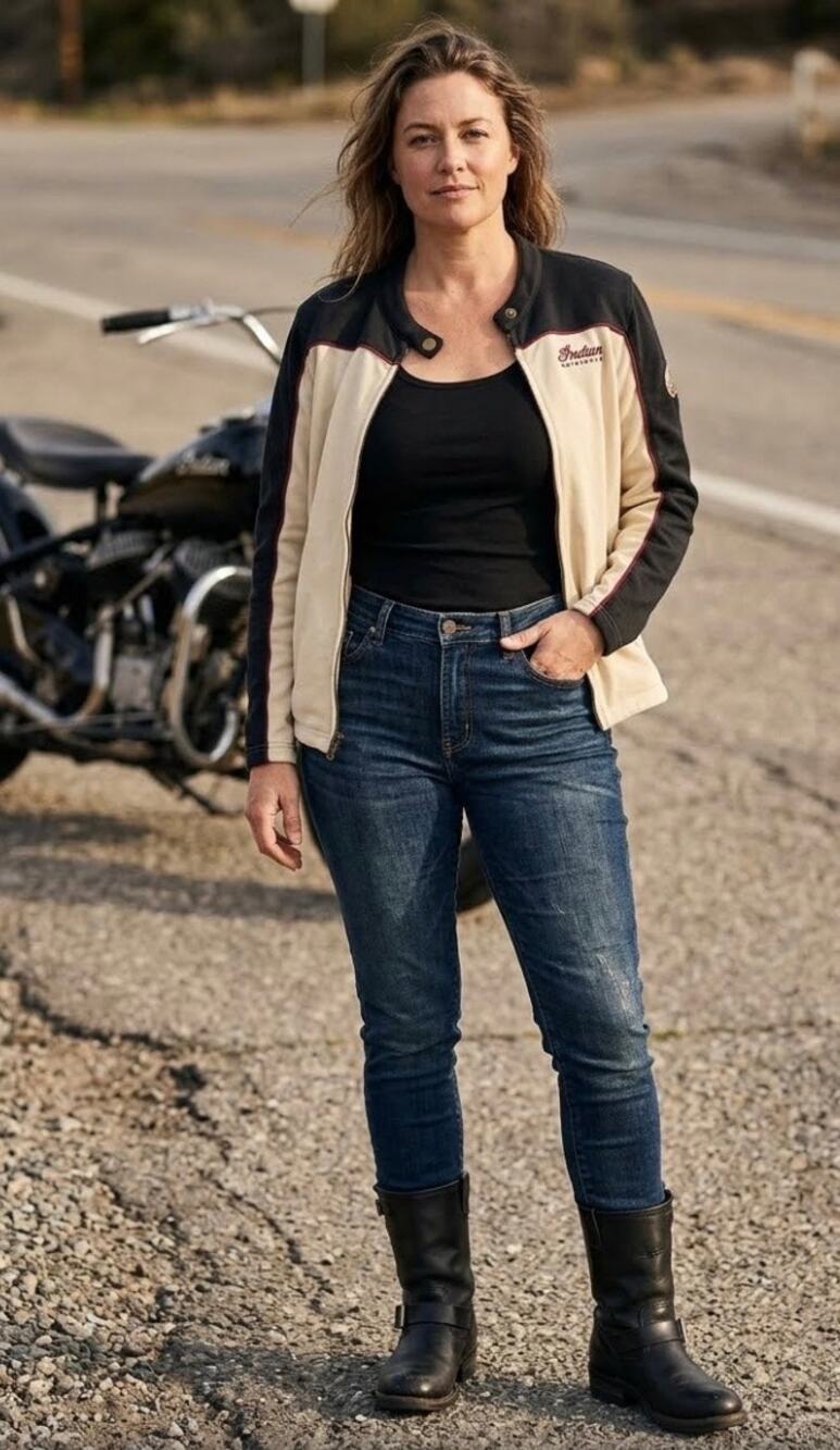 Women's Lightweight Indian Motorcycle Jacket Large Moto